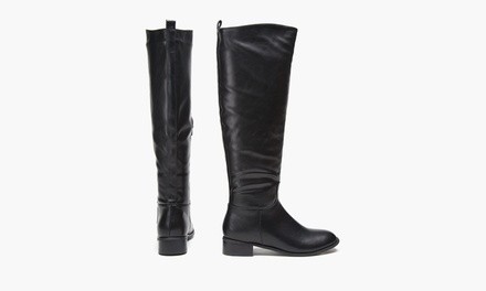 Sociology Women's Flat Riding Boot | Groupon Exclusive (Size 6)