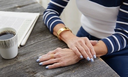 Up to 31% Off on Salon-Shellac/No-Chip Mani-Pedi at Euro Nails