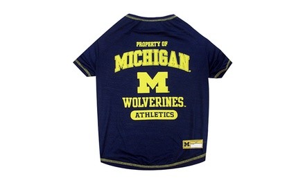 Officially Licensed NCAA Pet T-Shirts