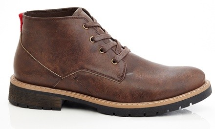 Marco Vitale Men's Lace-up Ankle Combat Chooka Boots (Size 10)