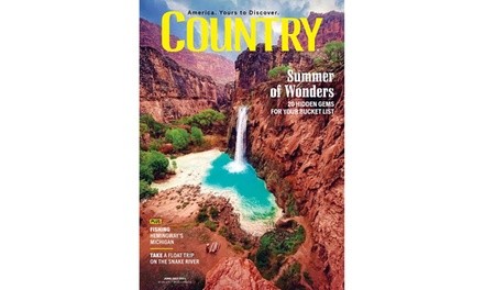 Print or Digital Country Magazine Subscription for One Year (Up to 49% Off)