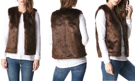 Women's Faux-Fur Vests