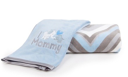 Tadpoles Mommy and Me Blanket Set (2-Piece)