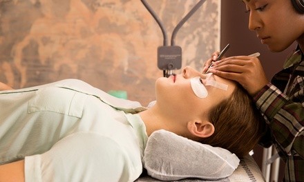 Full Set of Hybrid Volume or Volume Eyelash Extensions at ShaMei Skincare (Up to 60% Off)