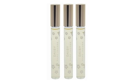 Marc Jacobs Daisy Eau De Toilette 0.33 oz / 10 ml Rollerball UNBOX ( SET OF 3)