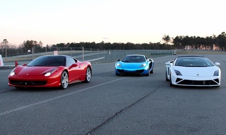 Lebanon Valley Speedway Exotic Car Driving Experience (Up to 70% Off). Four Options Available.