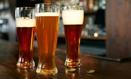 Beer Flight of Four 5oz Glasses with Optional Full or Empty Growler at Durand Brewing Company (Up to 30% Off)