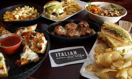 $14 for $20 Toward Food and Drink; Valid Any Day for Takeout at Italian Street Kitchen