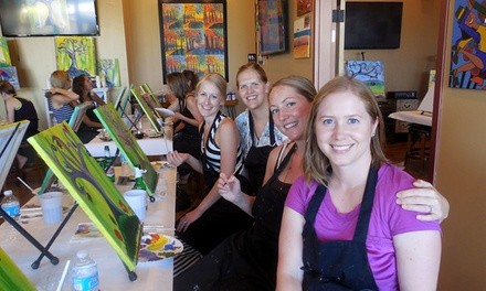 Painting Classes for One or Two at Cheers Pablo (Up to 34% Off). Four Options Available. 