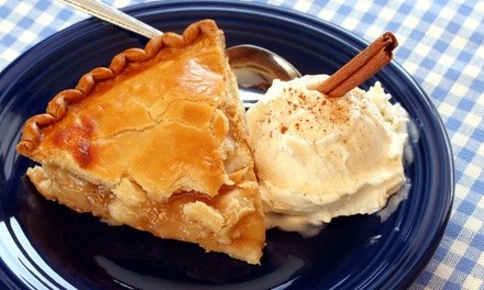 Mini Dessert Platter with Glass Wine or Nine-Inch Pie at Miss Angels Heavenly Pies (Up to 40% Off)    