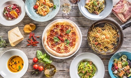 Italian and Greek Cuisine at Athens Pizza & Pasta, Dine-In and Carryout (Up to 44% Off). Two Options Available.