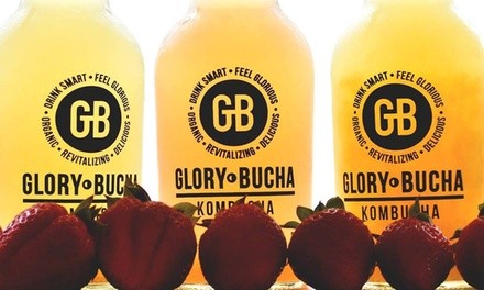 Kombucha Tasting for Two or Four with Flights and 10% Off New Bottle Purchase at Glory Bucha (Up to 51% Off)