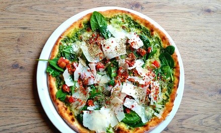 $15 Toward Food and Drink or One-Topping Pizza w/ Chicken Wings at The Brooklyn Pizzeria (Up to 44% Off)