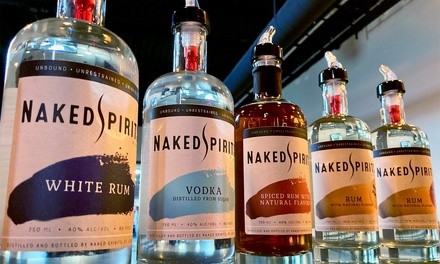 Tasting Flight and Two Cocktails per Person for One, Two, or Four at Naked Spirits Distillery (Up to 61% Off)