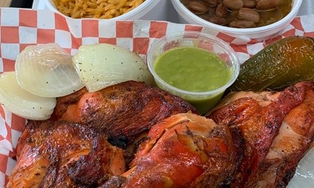 Food and Drink for Takeout or Dine-In When Available at Que Tal Pollo (Up to 44% Off). Two Options Available.