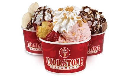 $14 for Two vouchers, Each Good for $10 Worth of Ice Cream at Cold Stone Creamery ($20 Total Value)