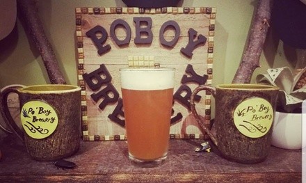 Brewery Experience for One, Two, or Four: One Pint & Three Tastings per Person at Po'Boy Brewery (Up to 42% Off)