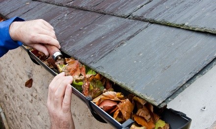 Gutter Cleaning from Washaven Pressure Wash (Up to 50% Off). Two Options Available. 