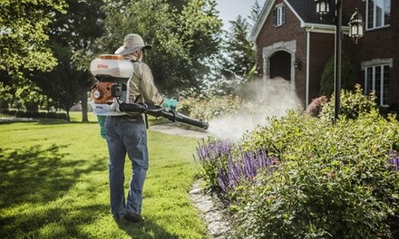 One or Two Exterior Tick and Insect Treatments for Up to Half or One Acre from Bugs and Blades (Up to 54% Off)