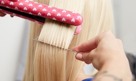 Up to 60% Off on Salon - Straightening Treatment at Voila! Salon Suite-Catherine