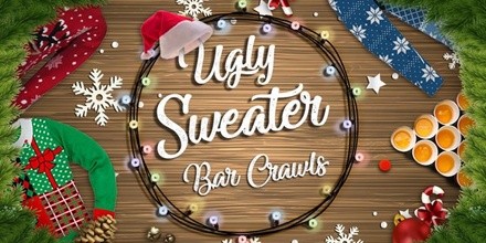 $14 for Admission to the Ugly Sweater Crawl at Bar Crawl USA ($17.99 Value)
