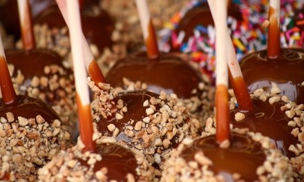 $25 for Four Gourmet Caramel Apples at Rocky Mountain Chocolate Factory ($40 Value)