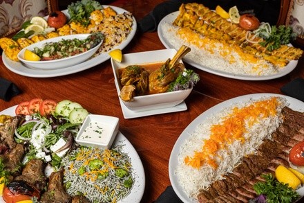 Mediterranean Food at Persian Room (Up to 43% Off). Three Options Available. 