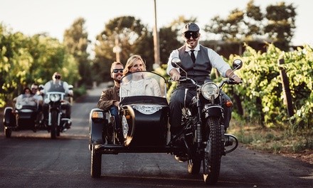 Napa Valley ​Wine-Tasting Sidecar Tour for Two or Four at Sidecar Tours (Up to62%￼ Off