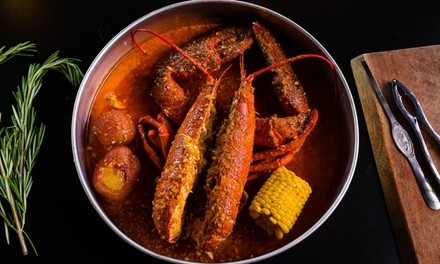 Cajun-Style Seafood Boil for Two or More People at The Monster Crab (Up to 30% Off). Four Options Available.