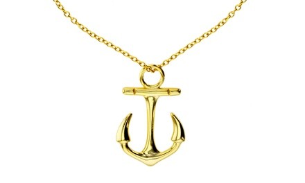 Sterling Silver Anchor Necklace