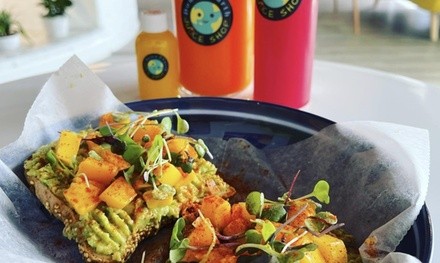 Food and Drinks for Takeout and Eat-In at Down 2 Earth Juice Shop (Up to 50% Off). Two Options Available.