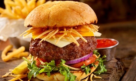 Casual American Food at Pitchers Sports Restaurant (Up to 40% Off). Three Options Available.