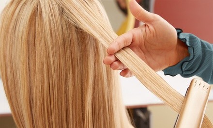 Haircut, Blow-Dry, and Deep Conditioning Treatment at Salon B (Up to 55% Off) 