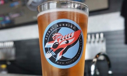 Flight with Take-Home Beer Glass for One, Two, or Four at Astral Brewing (Up to 20% Off)