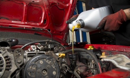 Conventional Oil Change and Optional State Inspection or High-Mileage Oil Change at GM Auto Care (Up to 40% Off)