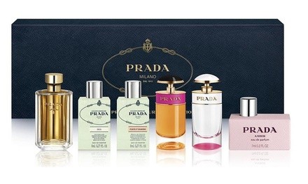 Prada Miniture Travel Set 6 Pcs Women's 