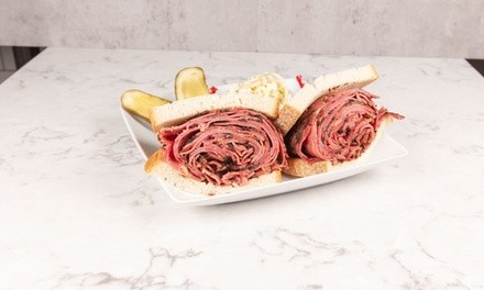 Sandwich, Soup, and Soda for One, Two, or Four at Mendy's NYC (Up to 19% Off)