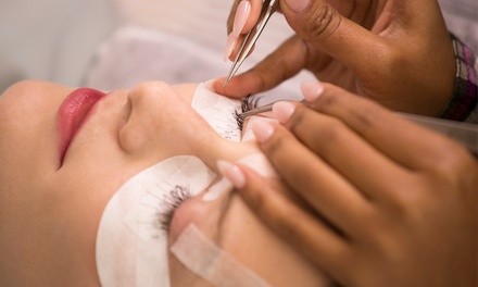 One Full Set of Eyelash Extensions w/ Optional Touchup at APS Day Spa (Up to 66% Off). Three Options Available.