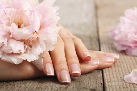 Up to 20% Off on Salon-Shellac/No-Chip Mani-Pedi at em Salon & Spa