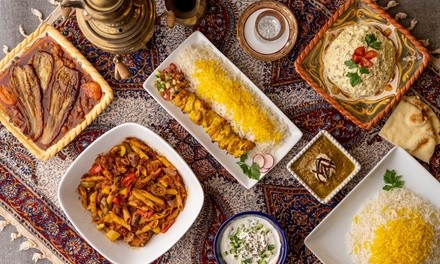 $25 for Food and Drink Takeout Only at Saffron Modern Persian Cuisine ($30 Value)