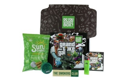 One- or Three-Month The Goody Box or The Top Shelf Box Subscription from Do You Goody Box (Up to 34% Off)