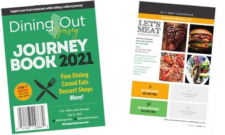 $55 for Dining Out Jersey Journey Book 2021/22 from Dining Out Media ($79 Value)