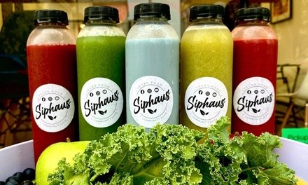  Juice for Takeout and Dine-In at Siphaus (Up to 30% Off). Two Options Available.