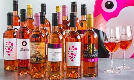 6, 15, or 18 Bottles of Rosé Wine from Splash Wines (Up to 76% Off) 