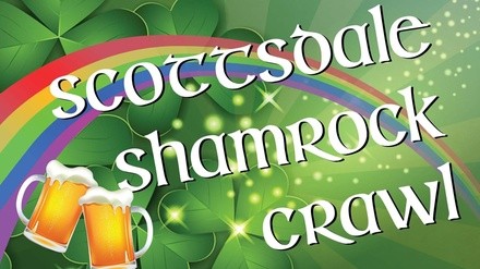 Scottsdale Shamrock Crawl: St. Patrick's Day Bar Crawl in Old Town - Saturday, Mar 12, 2022 / 11:00am-3:00pm