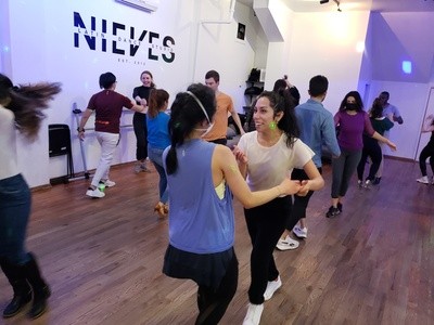 Four or Unlimited Month of Salsa/Bachata Classes at Nieves Latin Dance Studio (Up to 60% Off)
