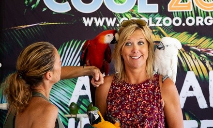 Admission with Animal Encounter at Cool Zoo (Up to 56% Off). Nine Options Available.