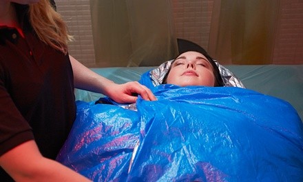 Infrared Body Wrap at Liv Beautiful and Mud Treatment at Liv Beautiful (Up to 66% Off). Three Options Available.