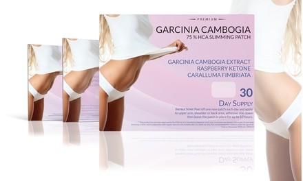 Pure Garcinia Cambogia, Raspberry Ketones & Caralluma Fimbriata Fat Burner Patch