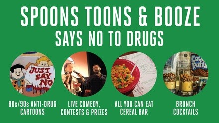 Spoons Toons & Booze Says No To Drugs